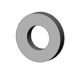 Flat Washer 0.19 X 0.38 X 0.06, Aluminum