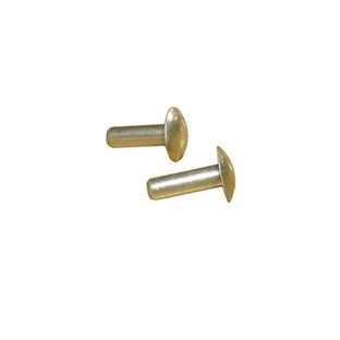 Semi-Tubular Rivet, Braizer, Aluminum